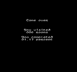 Solstice (NES) - Game Over