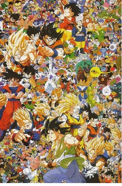 Cromos Dragon Ball - Póster de los personajes