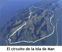 El circuito de carreras que recorre la isla de Man