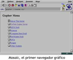 Mosaic, el primer navegador gráfico