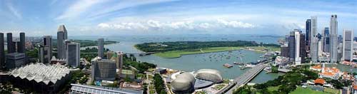 Singapur skyline