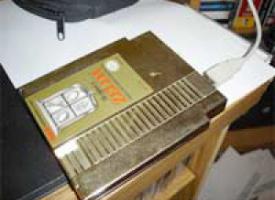 Cartucho de NES como disco duro externo