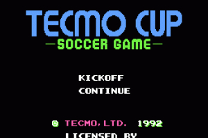 Tecmo World Cup Soccer