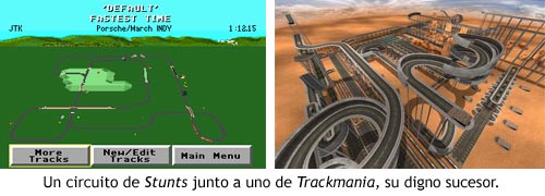Stunts vs Trackmania