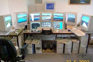 Flight Simulator en 13 monitores