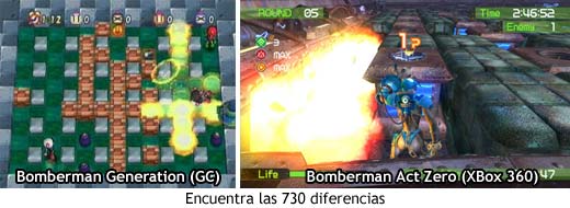 Bomberman Generation VS Bomberman: Act Zero