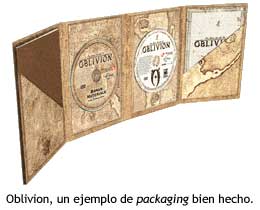Oblivion, packaging bien hecho