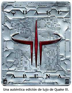 Caja metálica de le edición especial de Quake III