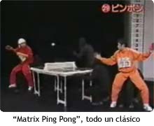 Matrix Ping Pong, un clásico