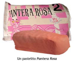 Un pastelito Pantera Rosa