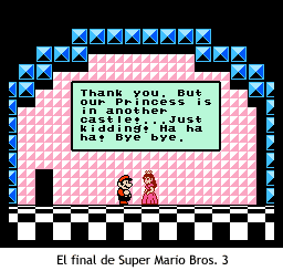 Final de Super Mario Bros. 3