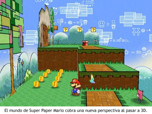 Un cambio de perspectiva en Super Paper Mario revela nuevos detalles