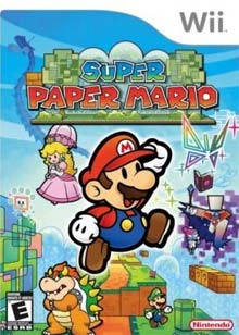 Carátula de Super Paper Mario