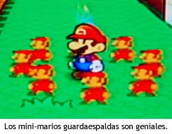 Los mini-marios guardaespaldas son geniales.