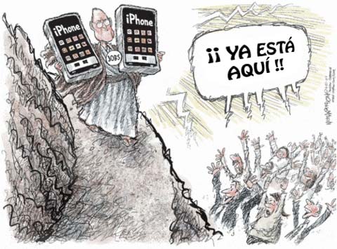 Steve Jobs trae el iPhone…