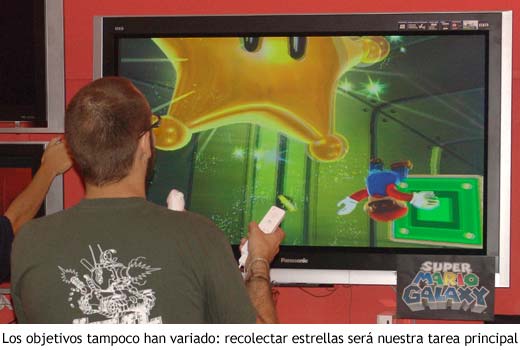 Super Mario Galaxy - Recolectando estrellas