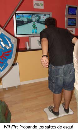 Saltos de esquí en Wii Fit