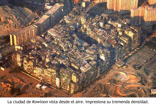 Foto aérea de Kowloon