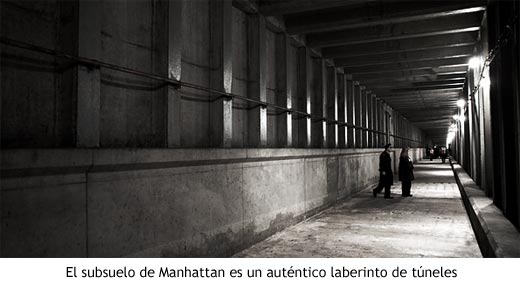 El subsuelo de Manhattan es un auténtico laberinto de túneles