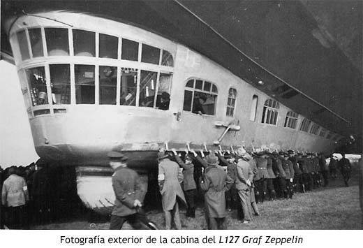 Fotografía exterior de la cabina del L127 Graf Zeppelin