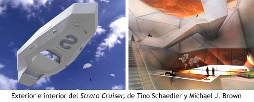 Exterior e interior del Strato Cruiser, de Tino Schaedler y Michael J. Brown