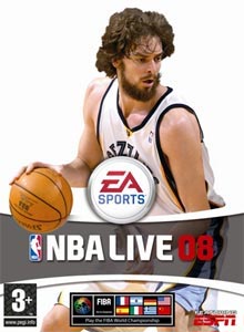 NBA Live 08 - Carátula