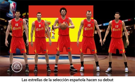 NBA Live 08 - La selección española