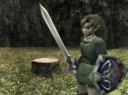 Nuevo Zelda para Wii - Link con la espada maestra