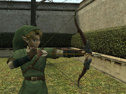 Nuevo Zelda para Wii - Link con el arco