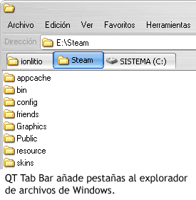 QTTabBar - Pestañas en el explorador de archivos de Windows