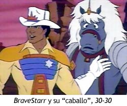 BraveStarr y su caballo 30-30