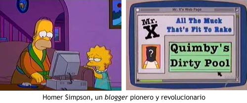 Los Simpson - Homer y la web del Señor X