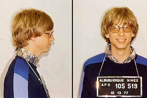 Bill Gates detenido por exceso de velocidad en 1977