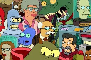 Pósters con todos los personajes de ‘Los Simpson’ y ‘Futurama’