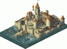 El castillo Pixel Art