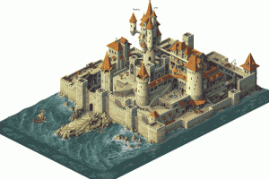 El castillo Pixel Art