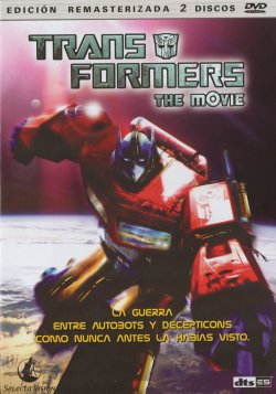 Transformers: The Movie - Carátula del DVD