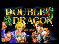 Double Dragon - Pantalla de título