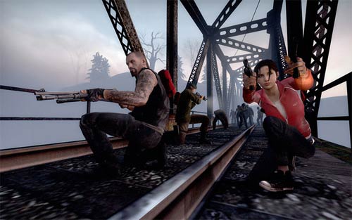 Left 4 Dead - Defendiendo el puente Left 4 Dead - Defendiendo el puente