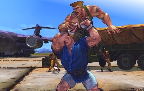 Street Fighter IV - Abel vs. Guile Street Fighter IV - Abel vs. Guile