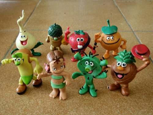 Muñecos de goma - Los Fruittis