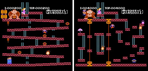 Pauline - Donkey Kong, Mario al rescate