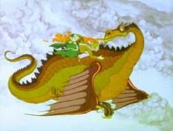 El vuelo de los dragones - A lomos de Smrgol