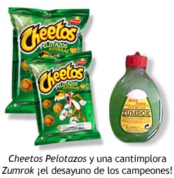 Matutano - Cheetos Pelotazos y cantimplora Zumrok