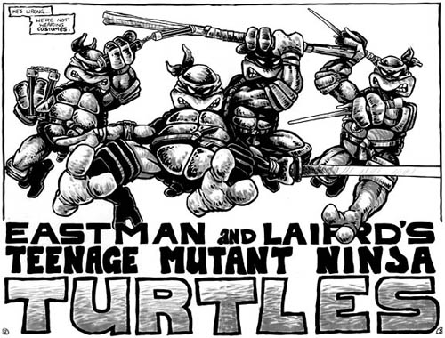 Las Tortugas Ninja de Eastman y Laird: Origen - Las tortugas