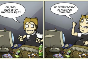 Una vida desperdiciada frente al ordenador