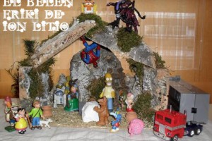 El Belén friki de ion litio