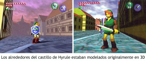 Zelda Ocarina of Time - Alrededores del castillo de Hyrule