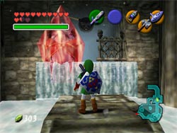 Zelda Ocarina of Time - Zoras Domain congelado