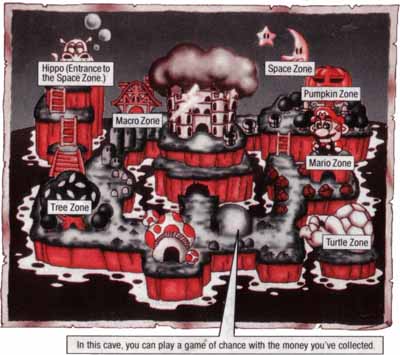 Super Mario Land 2 - Mapa Super Mario Land 2 - Mapa